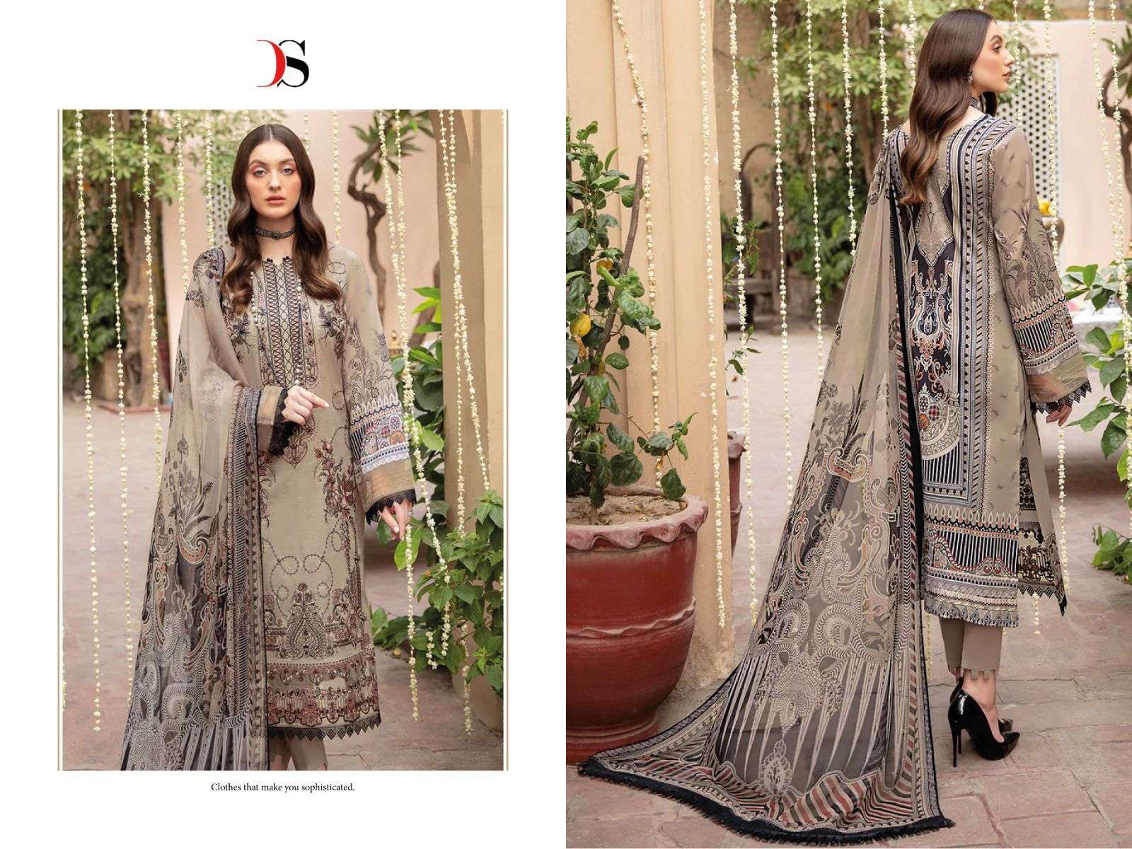 DEEPSY SUIT CHEVRON VOL 3 NX  COTTON EMBROIDERY PAKISTAI SUITS CATALOGUE 2022