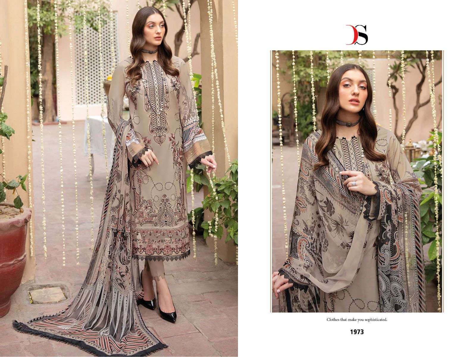 DEEPSY SUIT CHEVRON VOL 3 NX  COTTON EMBROIDERY PAKISTAI SUITS CATALOGUE 2022