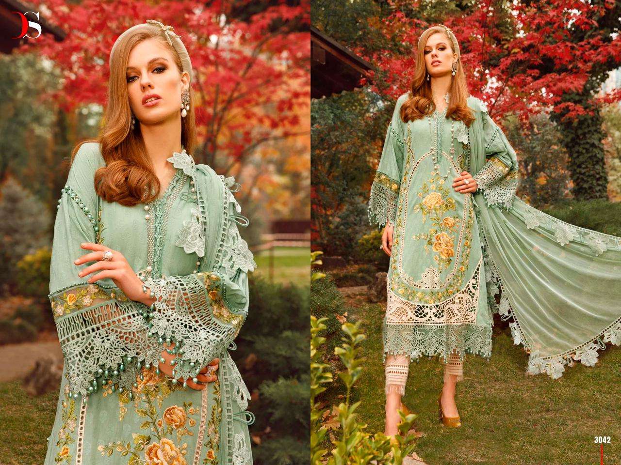 DEEPSY SUIT MARIA B LAWN 23 VOUAGE A LUXE PAKISTANI SUITS CATALOGUE 2023