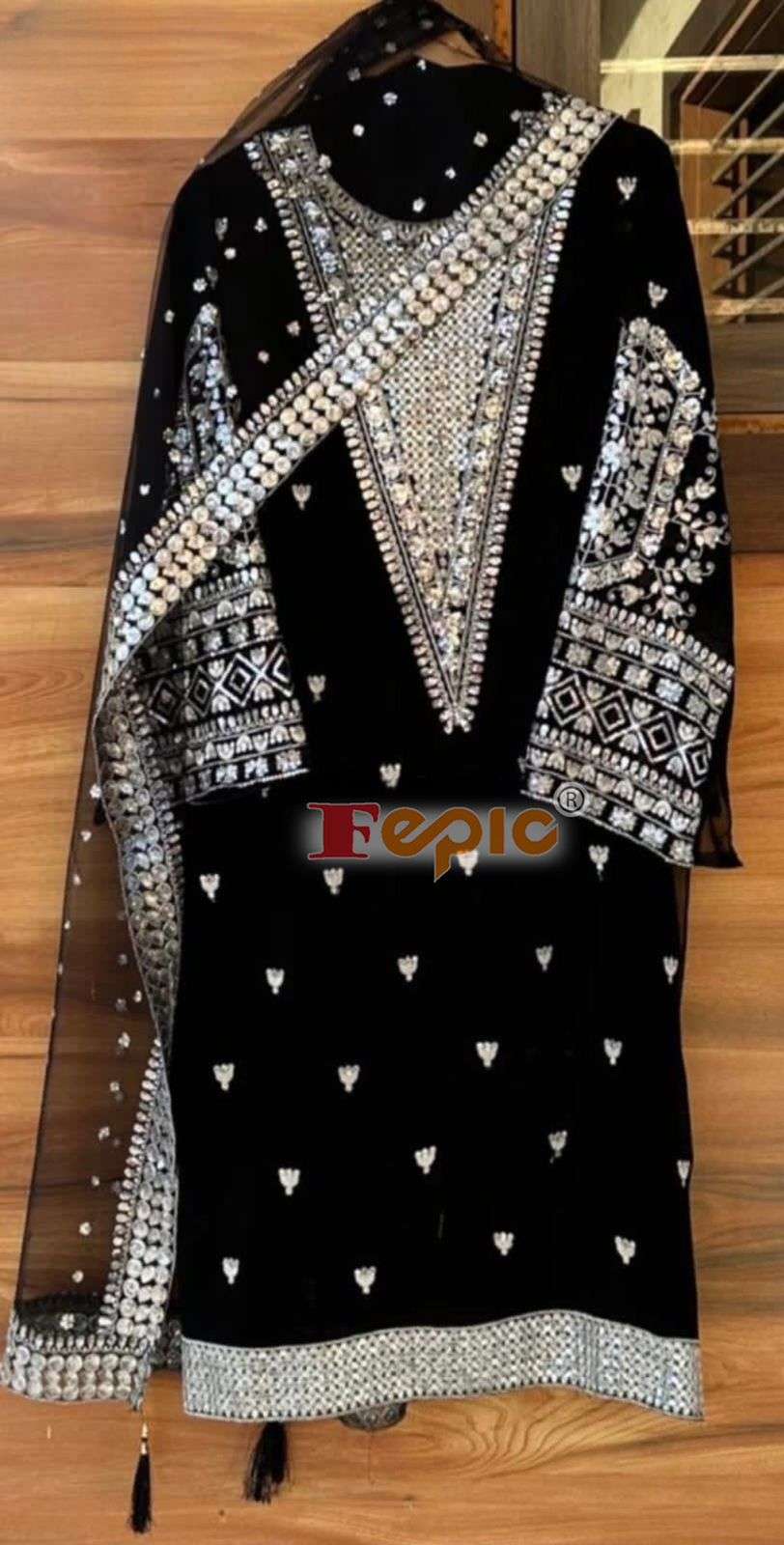 FEPIC ROSEMEEN D 5408 GEORGETTE EMBRODERY WORK PAKISTANI SUIT CATALOGUE 