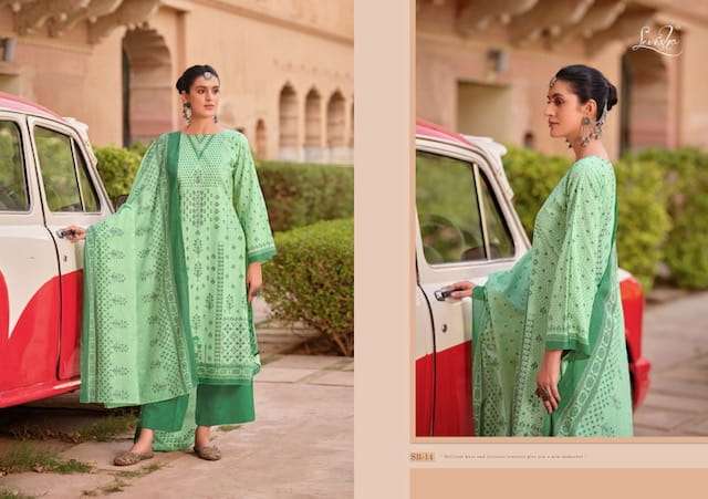LEVISHA SARA COTTON DIGITAL PRINTED SALWAR SUITS LATEST CATALOGUE