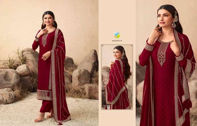 VINAY KASEESH GEET VOL 2 SILK GEORGETTE SALWAR SUITS CATALOGUE COLLECTION AT SURAT MAAJISA FASHION