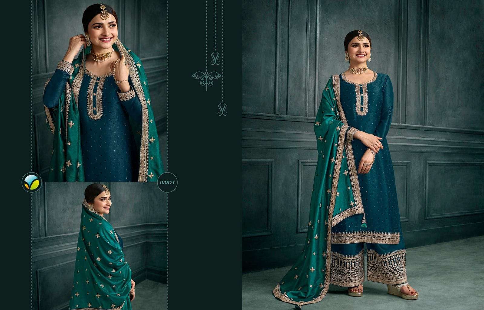 VINAY KASEESH SHAHEEN VOL 4 SILK GEORGETTE EMBROIDERY SUITS CATALOGUE