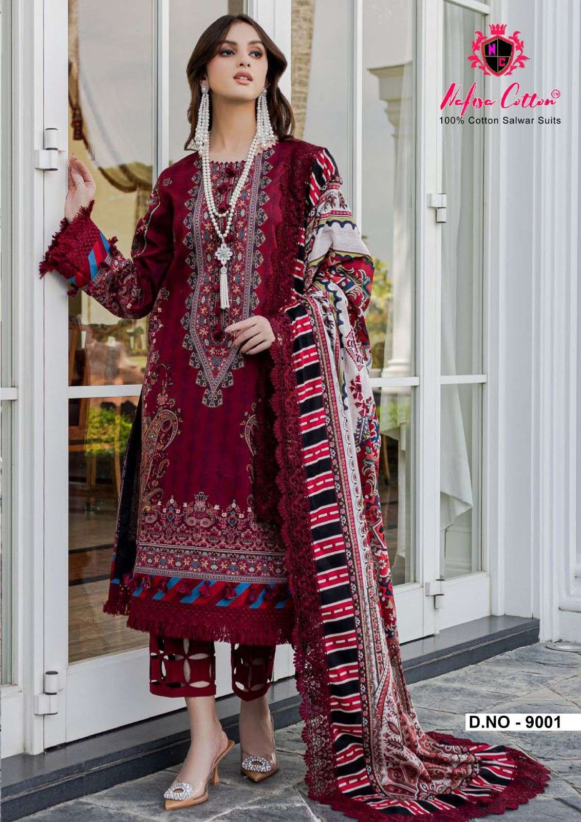 Pakistani Cotton Karachi Suits at Rs 362 in Ahmedabad | ID: 27095628991