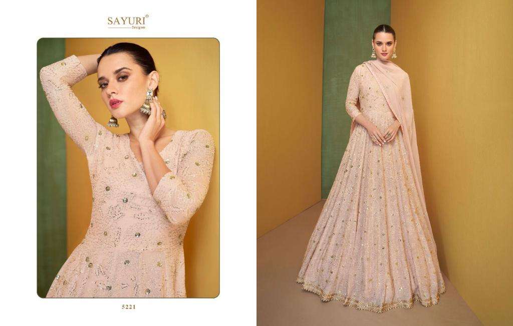 SAYURI DESIGNER ALIZEH GEORGETTE SALWAR SUITS CATALOGUE