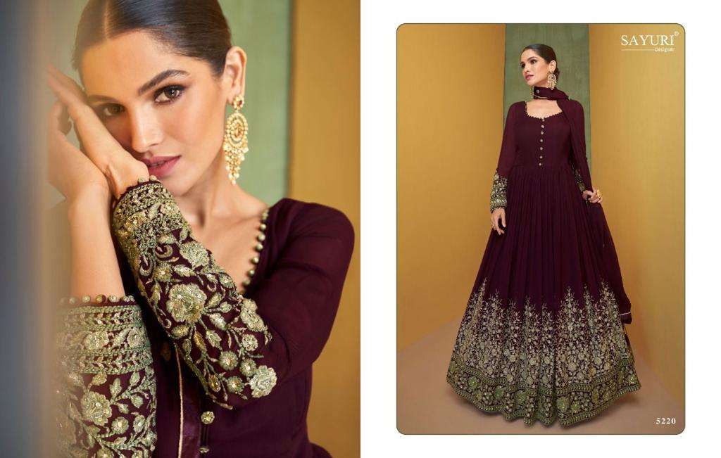SAYURI DESIGNER ALIZEH GEORGETTE SALWAR SUITS CATALOGUE