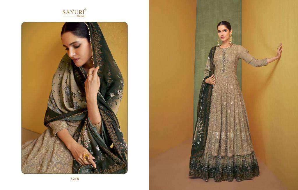 SAYURI DESIGNER ALIZEH GEORGETTE SALWAR SUITS CATALOGUE