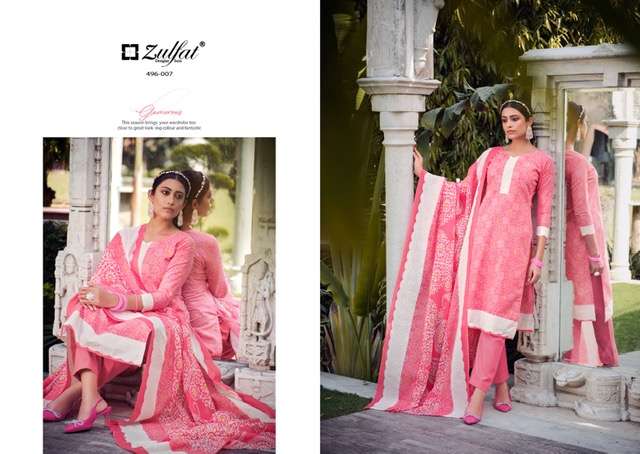 ZULFAT MALANG COTTON PRINTED SUIT LATEST CATALOGUE 2023