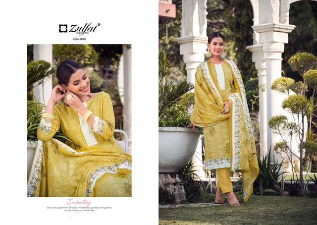 ZULFAT MALANG COTTON PRINTED SUIT LATEST CATALOGUE 2023