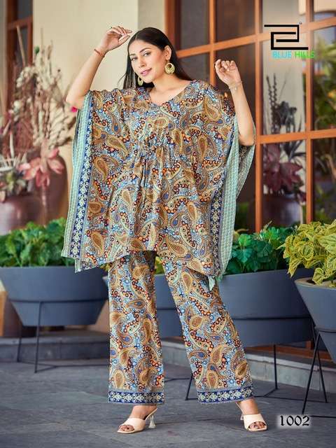BLUE HILLS OLIVIA TOP WITH BOTTOM COORDS SET NEW CATALOGUE 2023