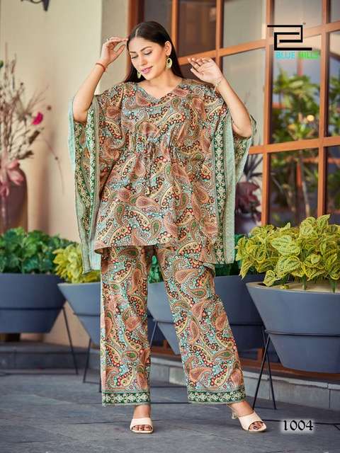 BLUE HILLS OLIVIA TOP WITH BOTTOM COORDS SET NEW CATALOGUE 2023
