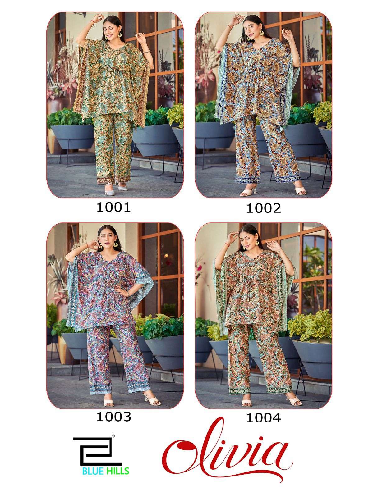 BLUE HILLS OLIVIA TOP WITH BOTTOM COORDS SET NEW CATALOGUE 2023