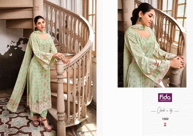 FIDA RUHI COTTON KARACHI DIGITAL PRINTED SUITS NEW CATALOGUE