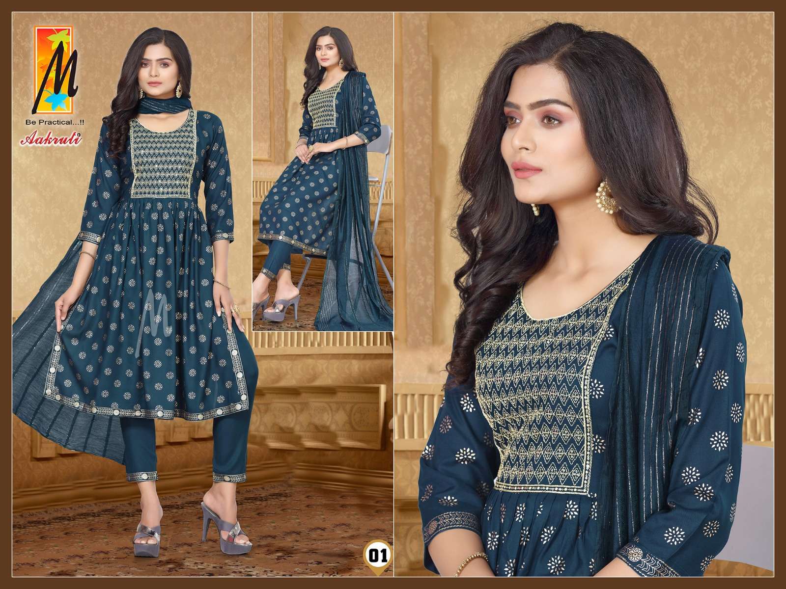 designer back Straight cut Salwar suit at Rs 1,699 / Piece in Surat |  Skyblue Intermational