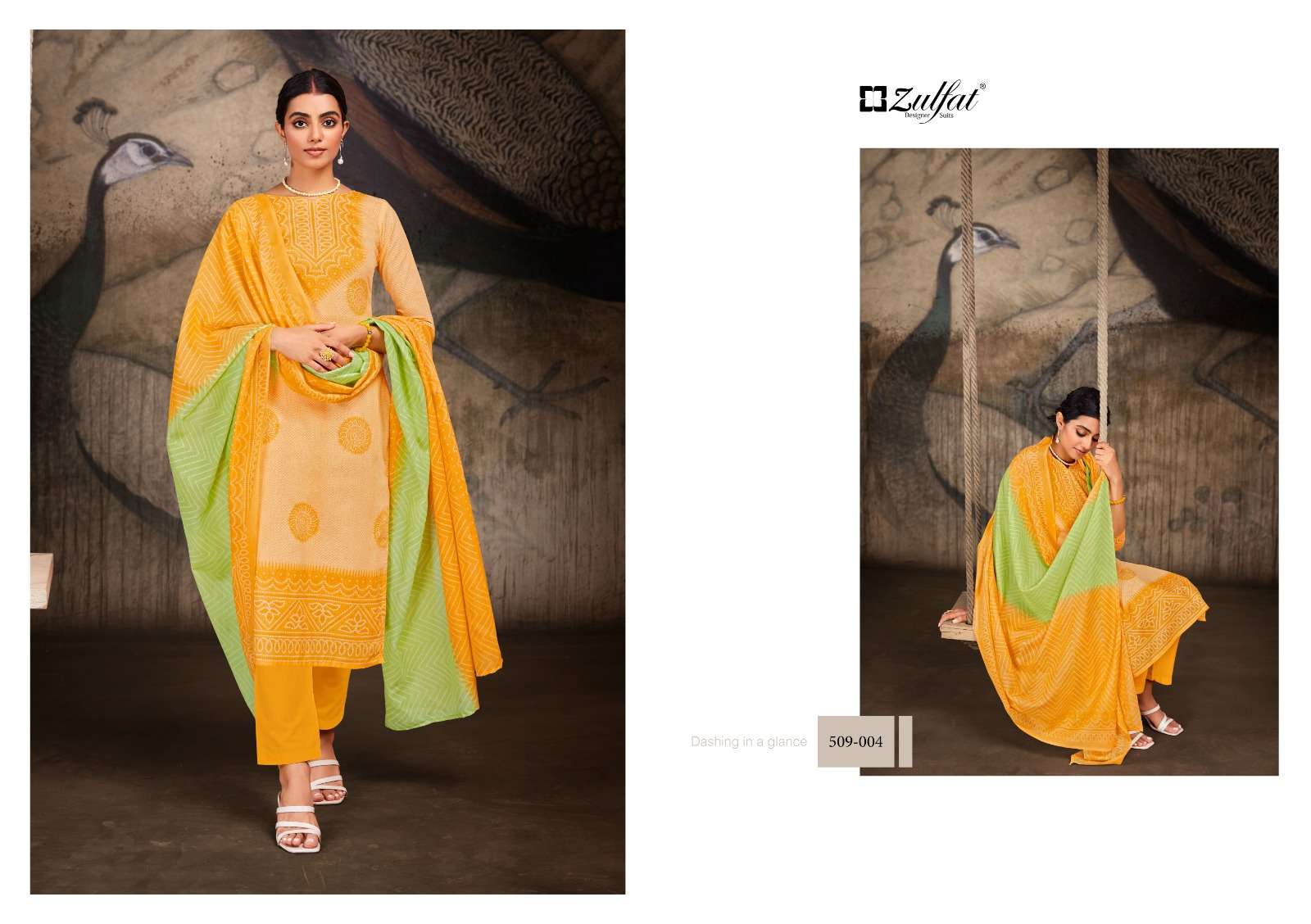 ZULFAT ADEENA COTTON DESIGNER PRINT SALWER SUIT LATEST CATALOGUE 2023