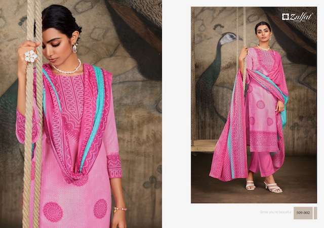 ZULFAT ADEENA COTTON DESIGNER PRINT SALWER SUIT LATEST CATALOGUE 2023