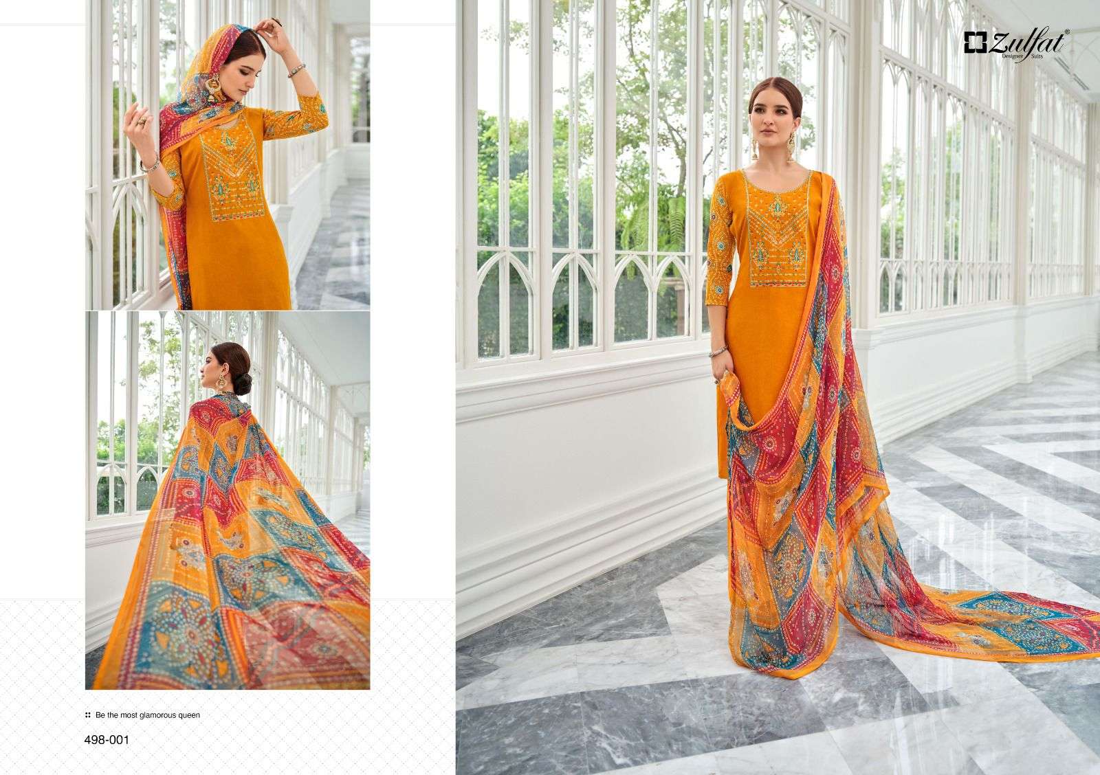 ZULFAT JASHN VISCOSE RAYON DESIGNER PRINT EMBROIDERY SUITS CATALOGUE