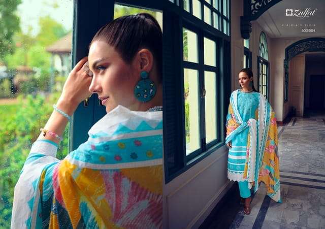 ZULFAT NASREEN COTTON PRINTED SUITS LATEST CATALOGUE 2023