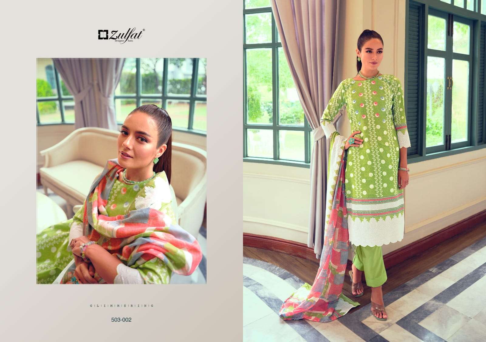 ZULFAT NASREEN COTTON PRINTED SUITS LATEST CATALOGUE 2023