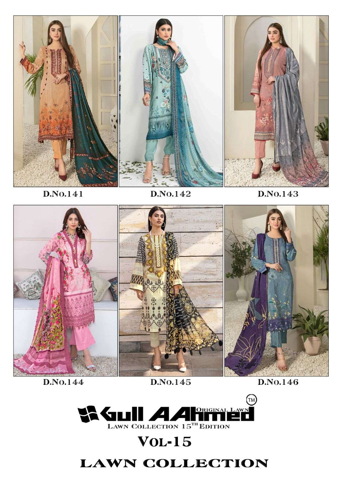 gulaahmed vol 15 karachi cotton lawn range pakistani suits supplier in wholesale rate 0 2023 06 09 16 48 58