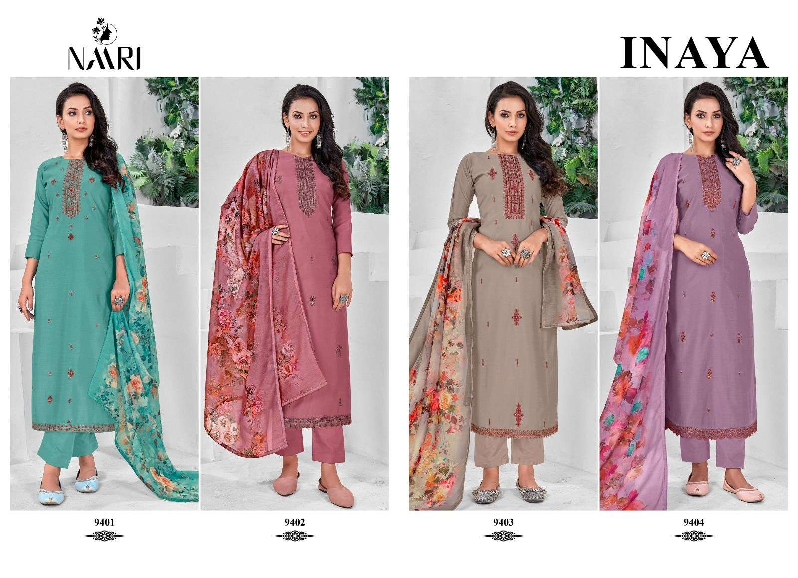 NAARI INAYA-PURE SILK SALWAR SUITS LATEST CATALOGUE