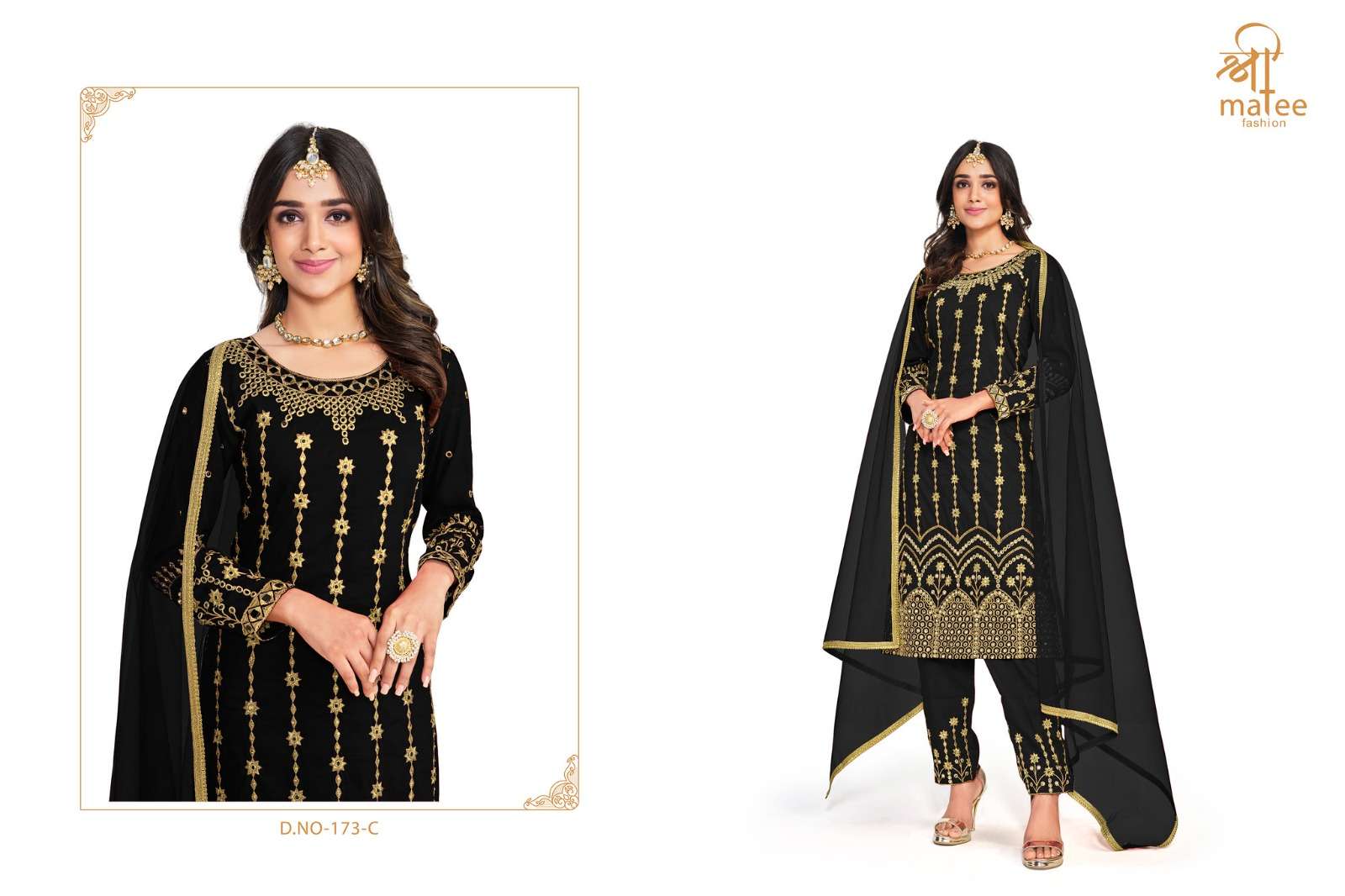 Black Colour Bebo Vol 14 ShreeMatee Festive Wear Wholesale Designer Salwar  Suits Catalog 173 C - The Ethnic World
