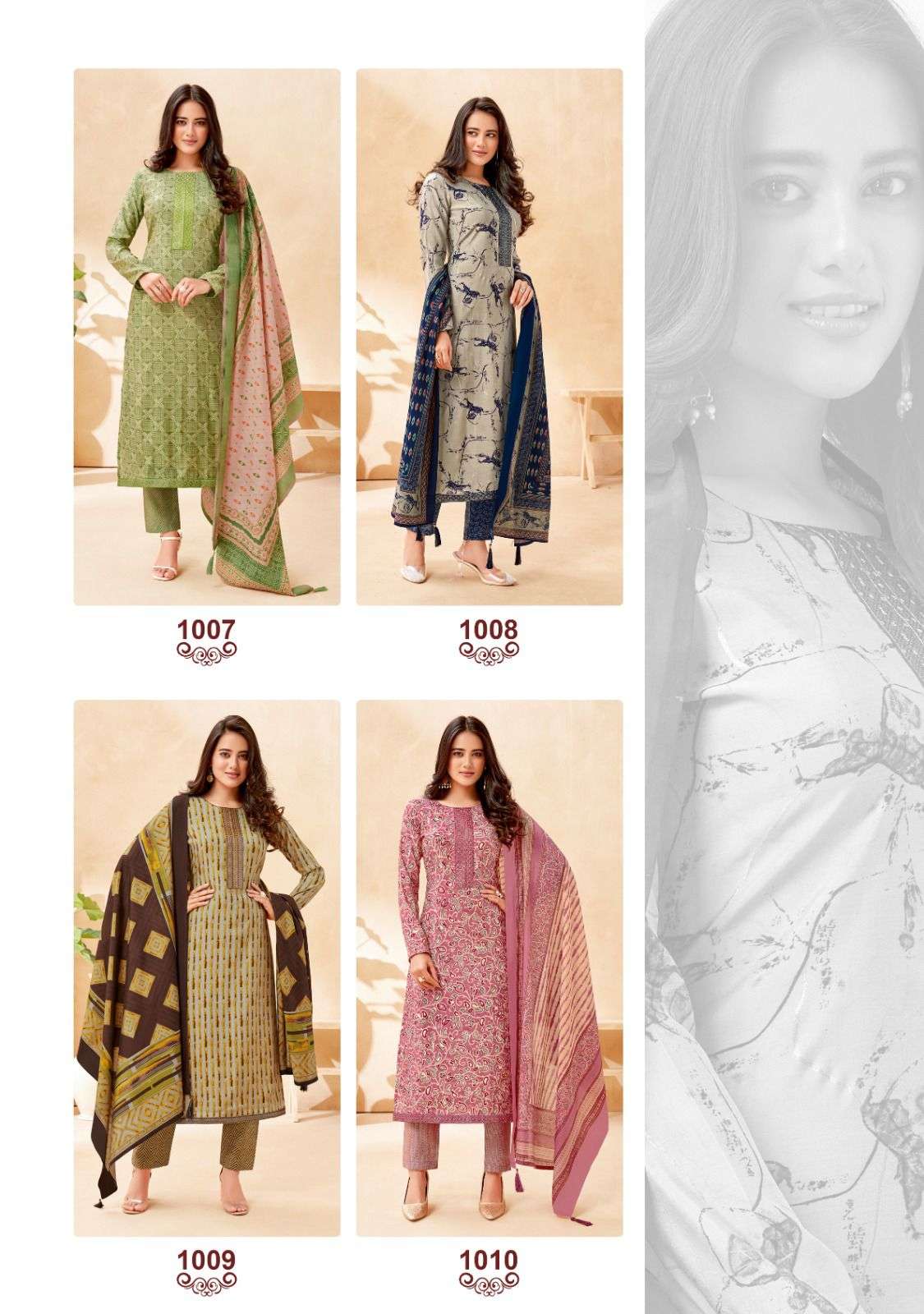 SURYAJYOTI PARI VOL 1 TOP BOTTOM WITH DUPATTA 3PCS SET CATALOGUE