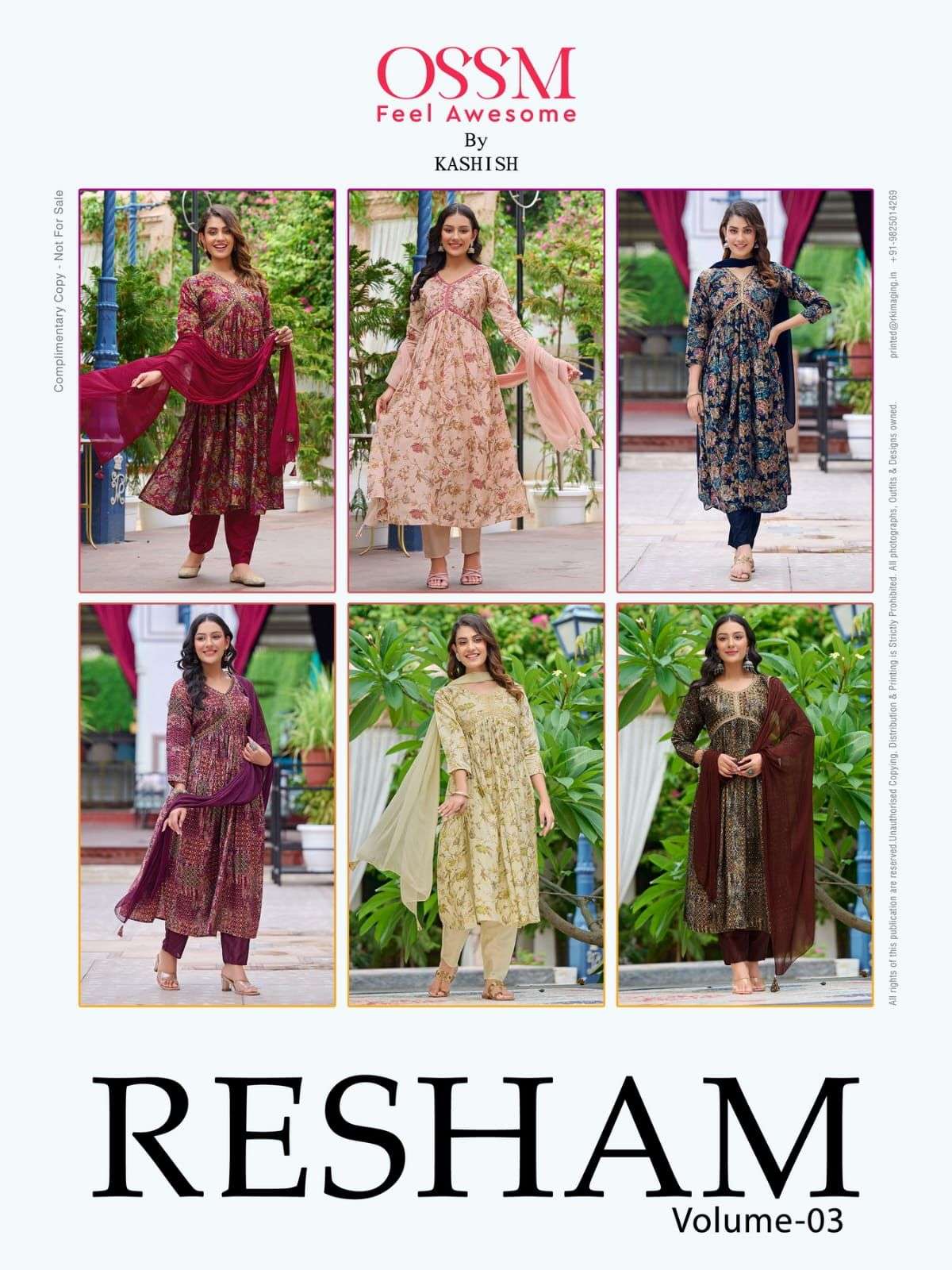 OSSM LAUNCHING NEW CATALOGUE RESHAM VOL- 03 ALIA CUT COLLECTION 