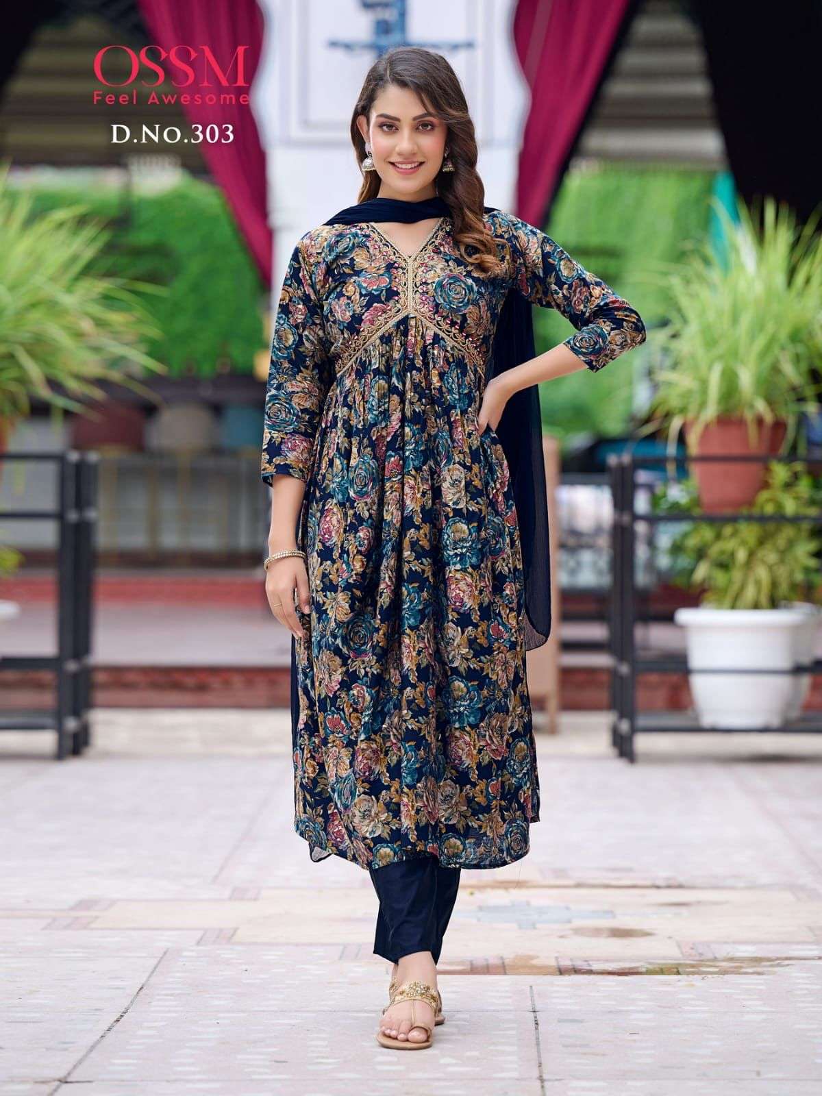 OSSM LAUNCHING NEW CATALOGUE RESHAM VOL- 03 ALIA CUT COLLECTION 