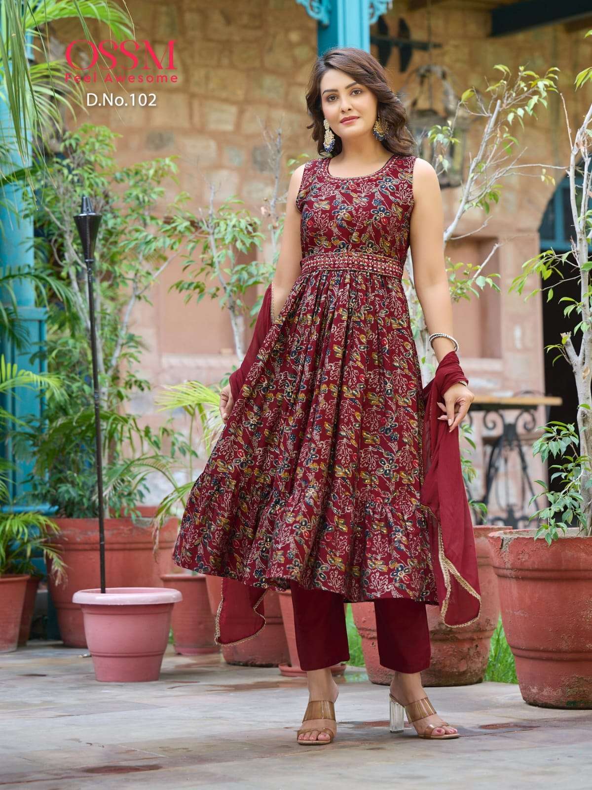 OSSM LAUNCHING NEW CATALOGUE SARGAN ALIA CUT READYMADE KURTI COLLECTION 