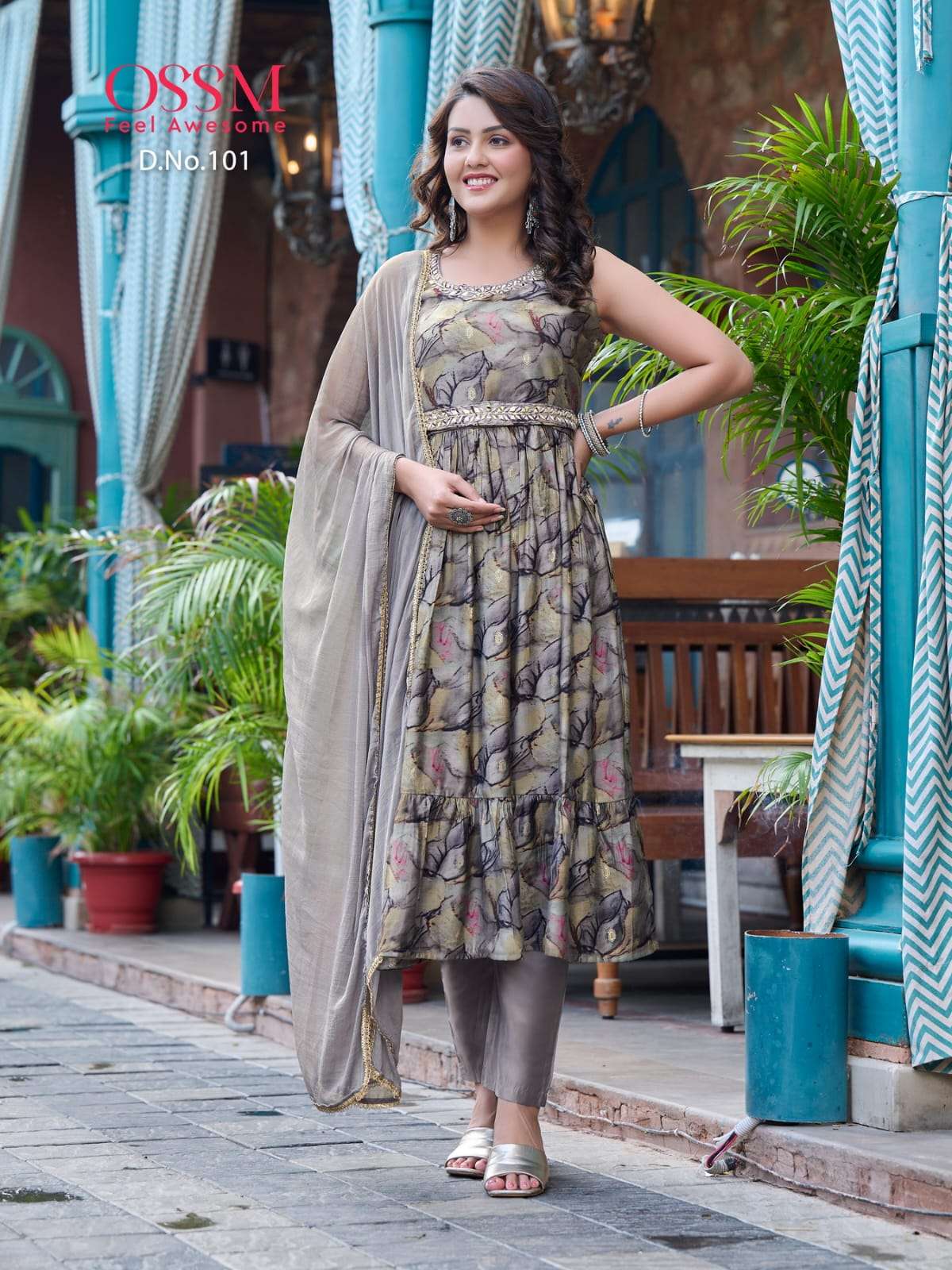 OSSM LAUNCHING NEW CATALOGUE SARGAN ALIA CUT READYMADE KURTI COLLECTION 