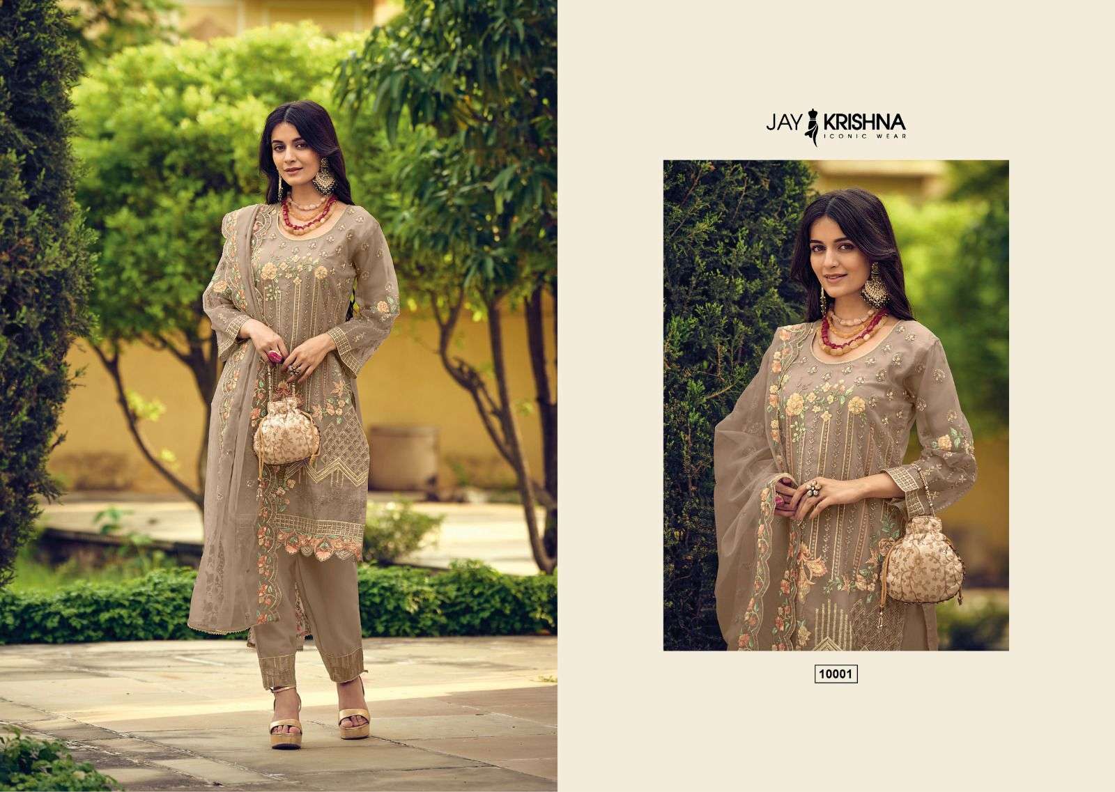 YOUR CHOICE MESSI VOL 10 READYMADE ORGANZA EMBROIDERY SUIT CATALOGUE 