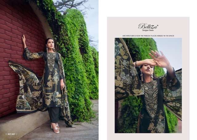BELLIZA NAIRA VOL13 COTTON DIGITAL PRINTED SUITS LATEST CATALOGUE 2023