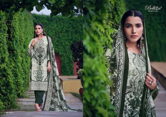 BELLIZA NAIRA VOL13 COTTON DIGITAL PRINTED SUITS LATEST CATALOGUE 2023