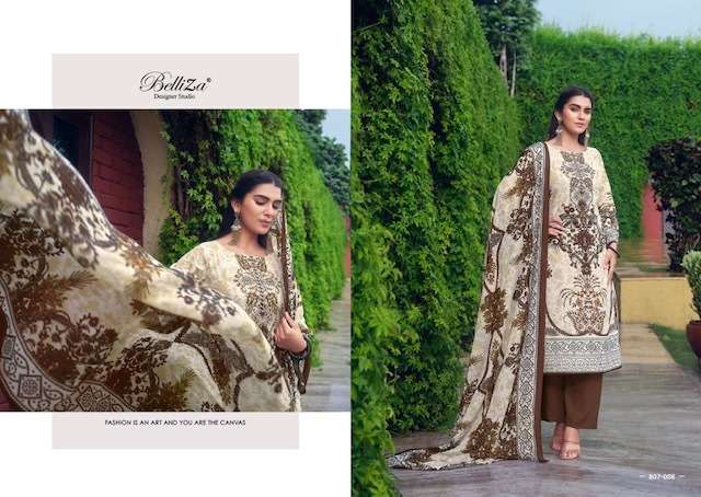 BELLIZA NAIRA VOL13 COTTON DIGITAL PRINTED SUITS LATEST CATALOGUE 2023