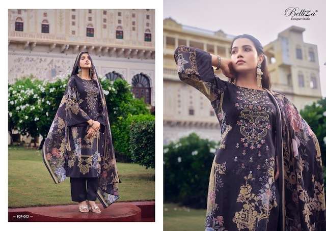 BELLIZA NAIRA VOL13 COTTON DIGITAL PRINTED SUITS LATEST CATALOGUE 2023