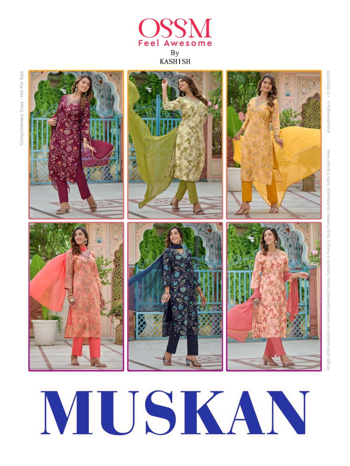 OSSM LAUNCHING NEW CATALOGUE MUSKAN READYMADE CHANDERI COLLECTION