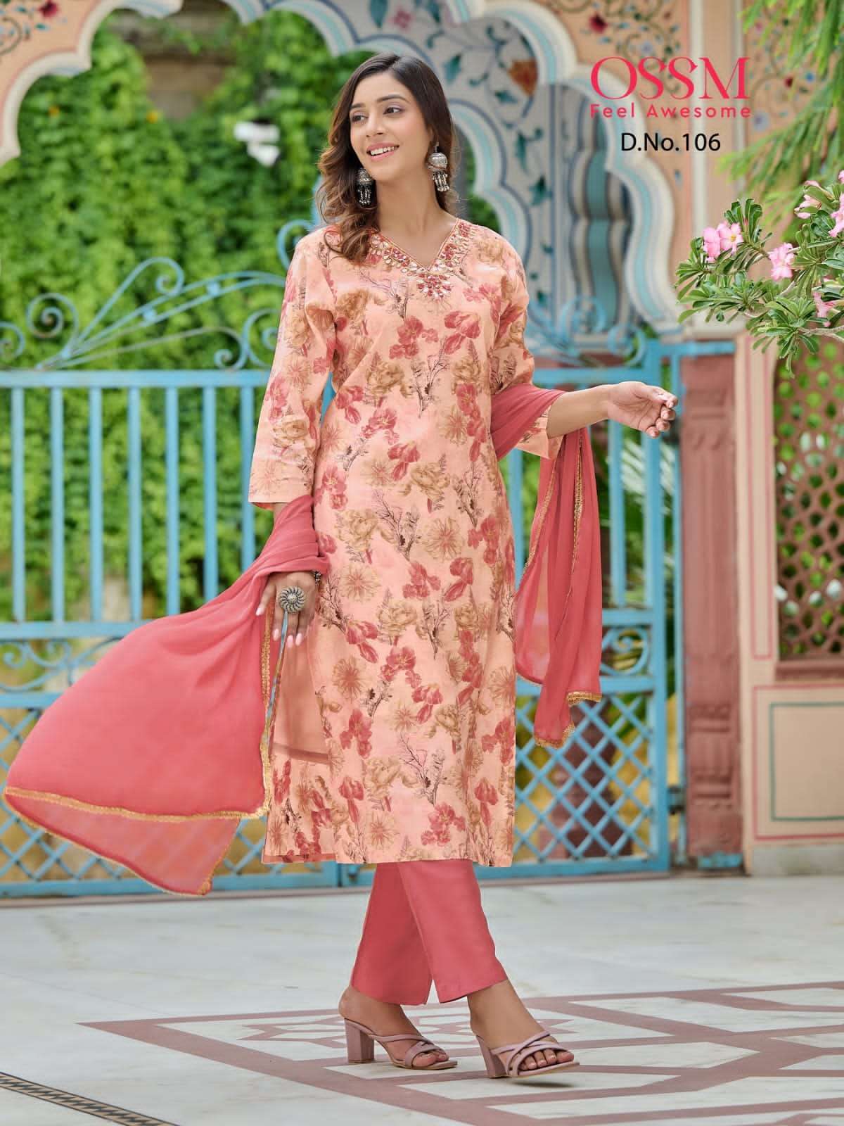 OSSM LAUNCHING NEW CATALOGUE MUSKAN READYMADE CHANDERI COLLECTION