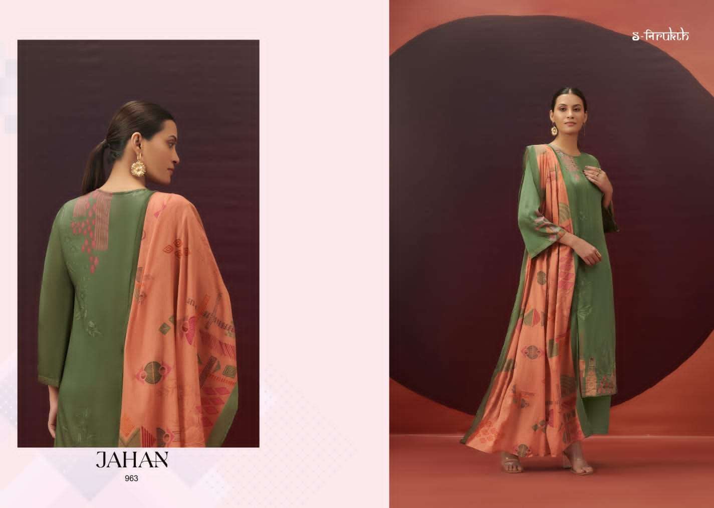 RUHAANI BY JAY VIJAY MUSLIN UNSTICHED SALWAR SUITS WHOLESALE 8 PCS