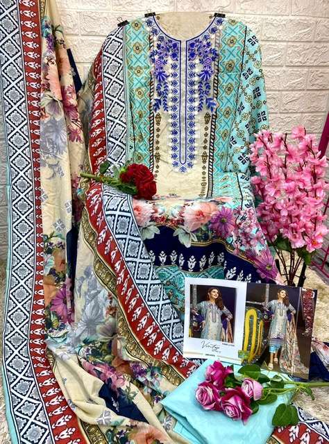 SHRADDHA DESIGNER VINTAGE VOL 11 PAKISTANI SUIT LATEST CATALOGUE 2023