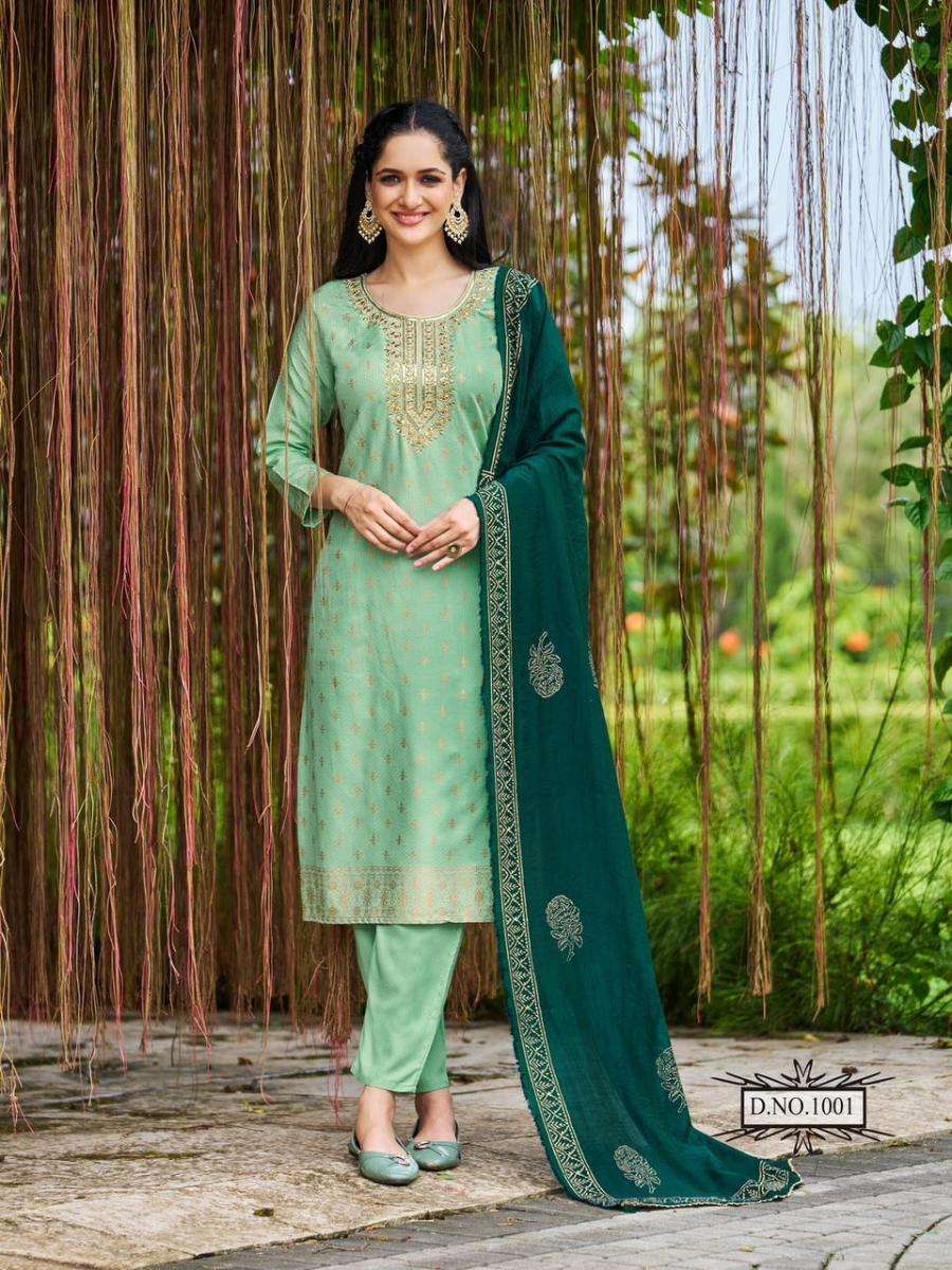 BLUE HILLS JAWANI FANCY EMBROIDERY TOP BOTTOM WITH DUPATTA LATEST CATALOGUE 2023