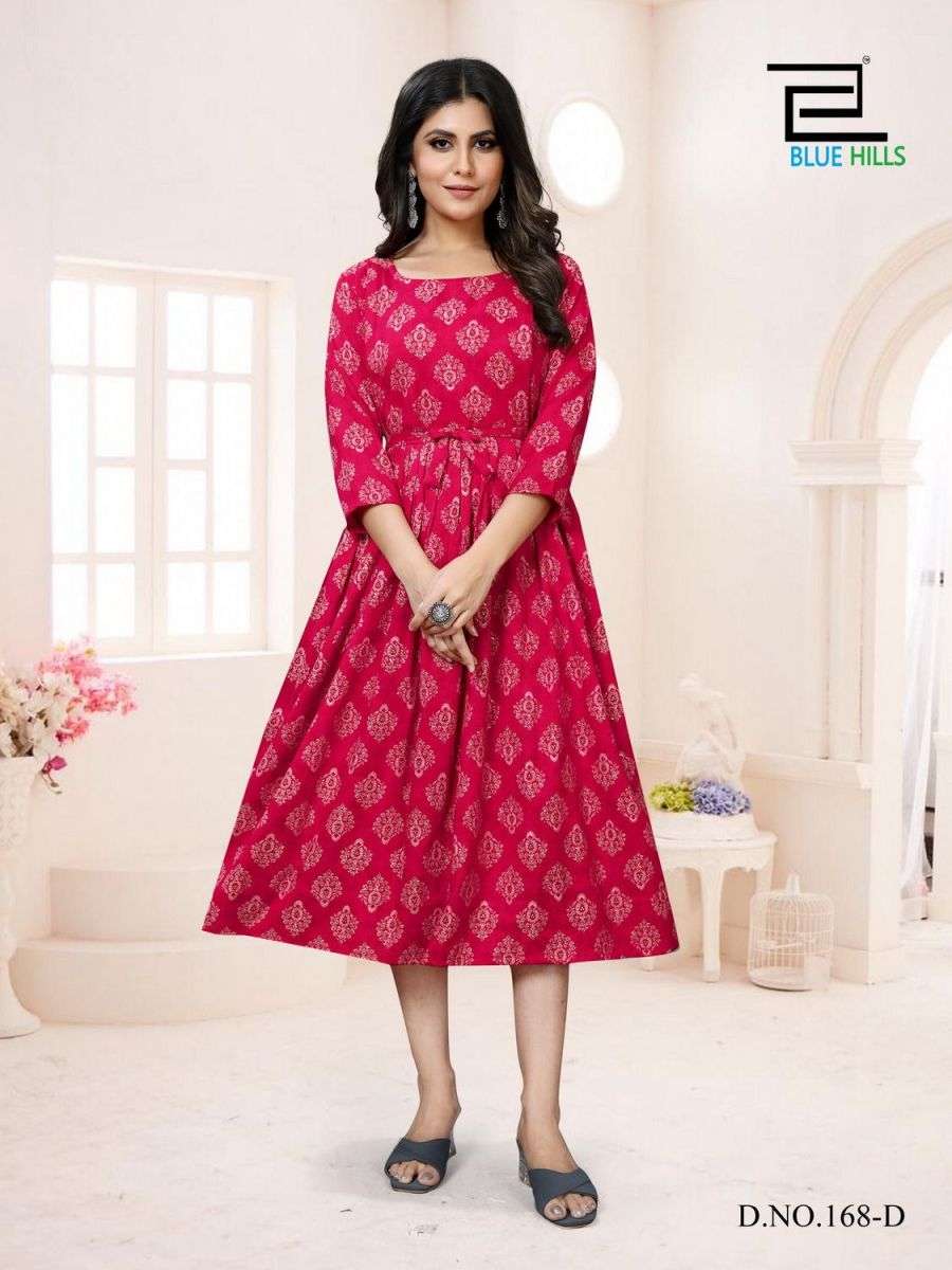 BLUE HILLS LITTLE THINGS VOL 20 PRINTED KURTI NEW CATALOGUE 2023