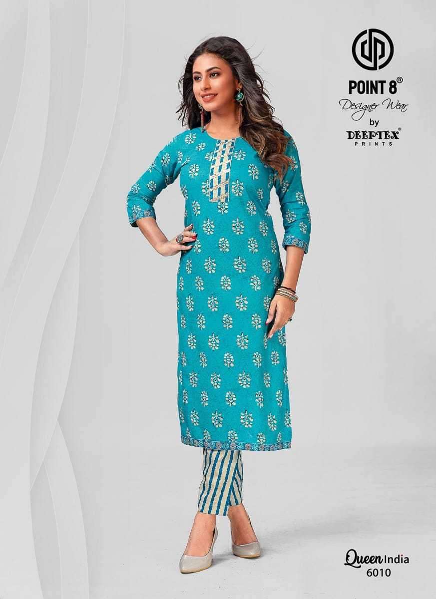 Queen Printed Chanderi Cotton Kurti at Rs.1150/Piece in surat offer by Vraj  Tex