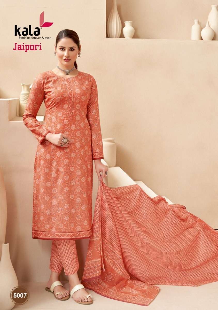 kala fashion jaipuri vol 3 pure cotton printed designer suits latest catalogue 0 2023 09 27 14 52 39