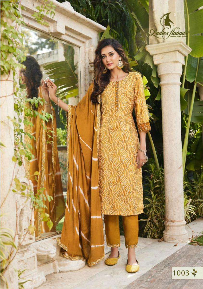 Shop Online Brown Chanderi Trendy Salwar Suit : 215108 -