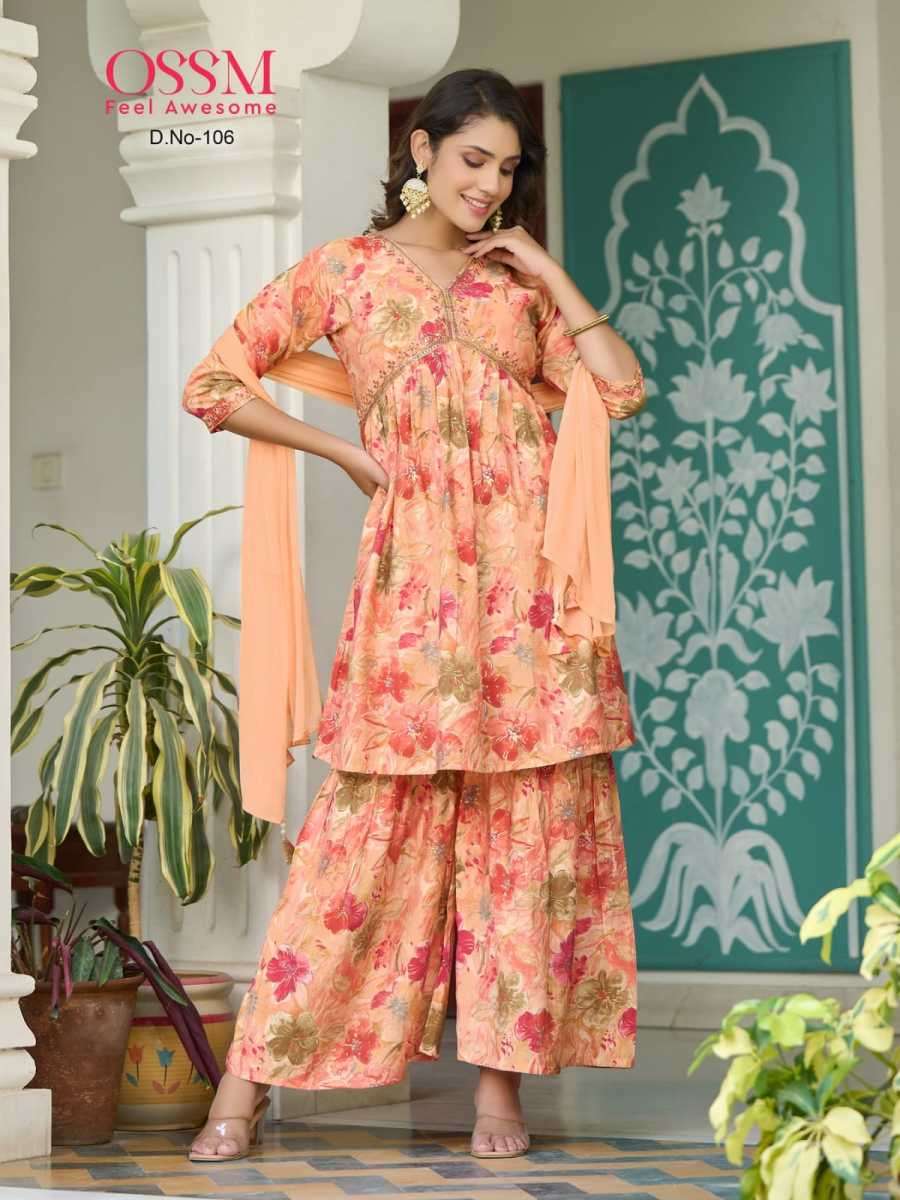 OSSM RAASHI VOL 1 ALIA CUT KURTI NEW CATALOGUE 2023