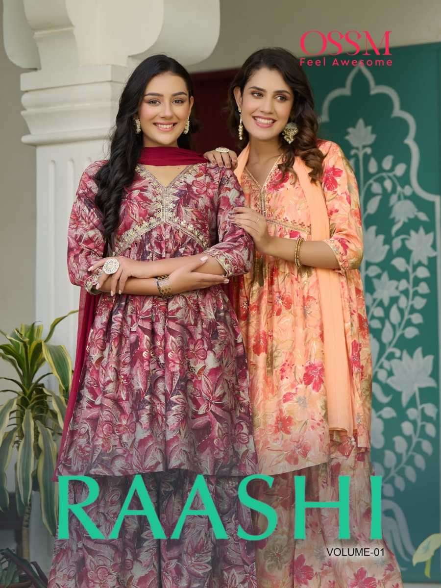 OSSM RAASHI VOL 1 ALIA CUT KURTI NEW CATALOGUE 2023