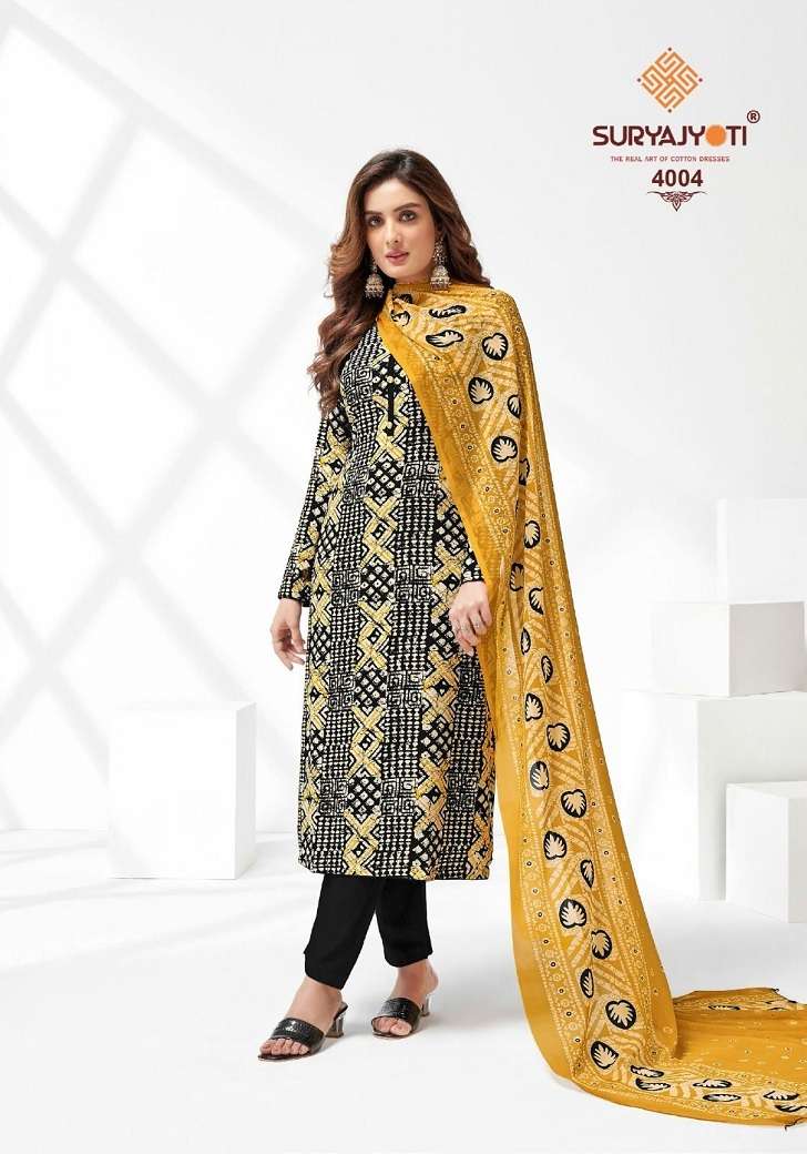 SURYAJYOTI PAROO VOL 4 RAYON PRINT TOP BOTTOM WITH DUPATTA LATEST CATALOGUE