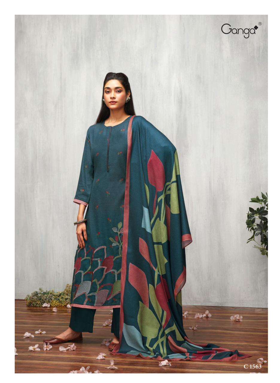 Ganga Libaas S0195 Branded Winter collection suit