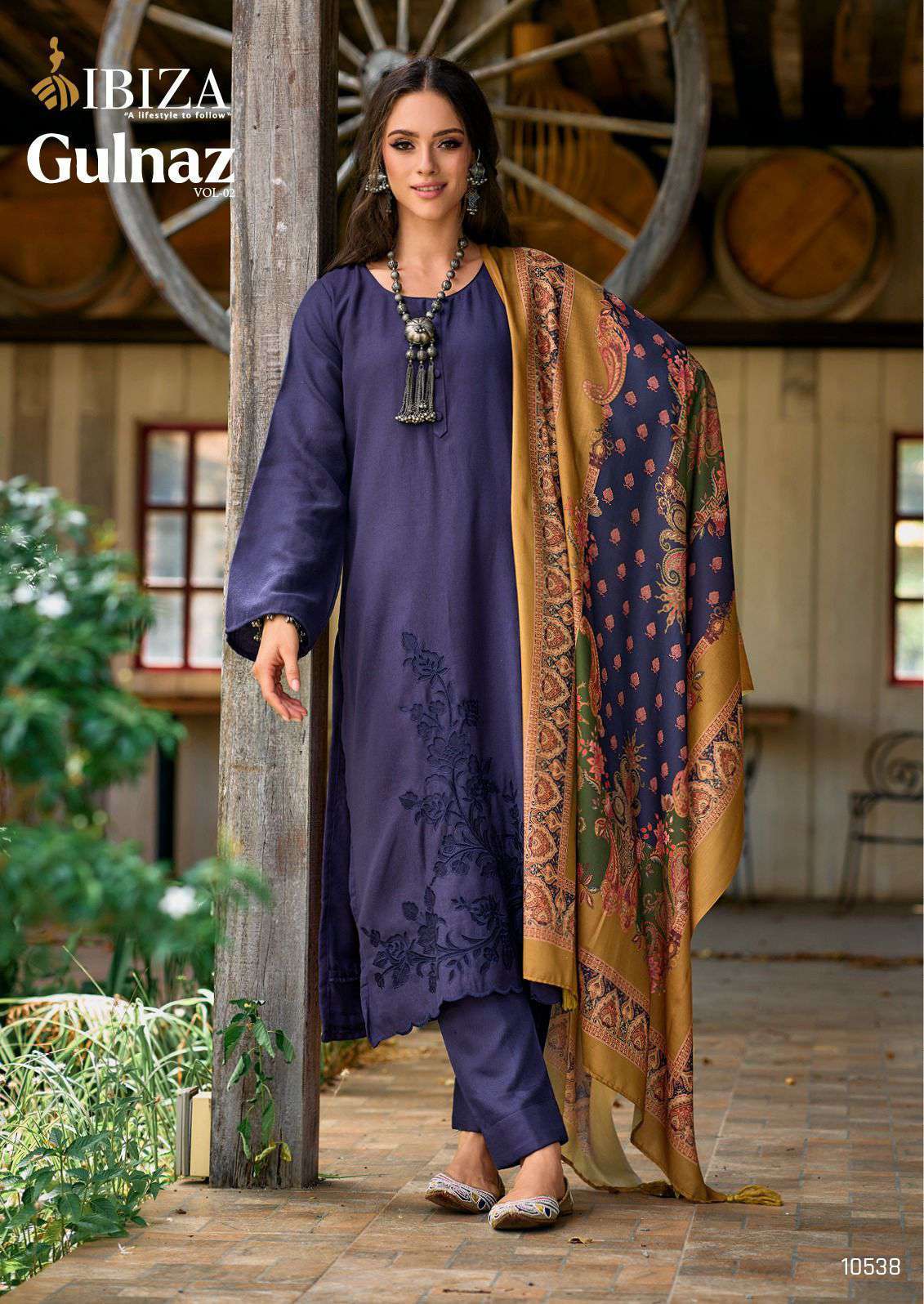 Kesar Karachi Shahin Pashmina Printed Winter Suit 22006